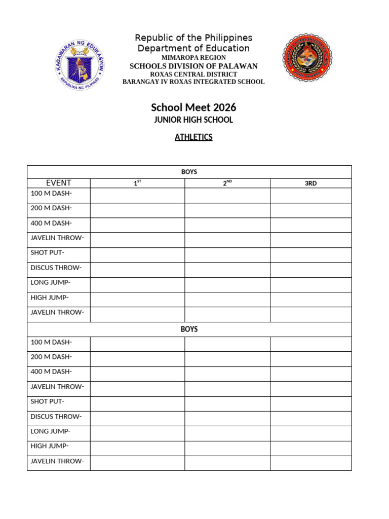 School Meet | PDF