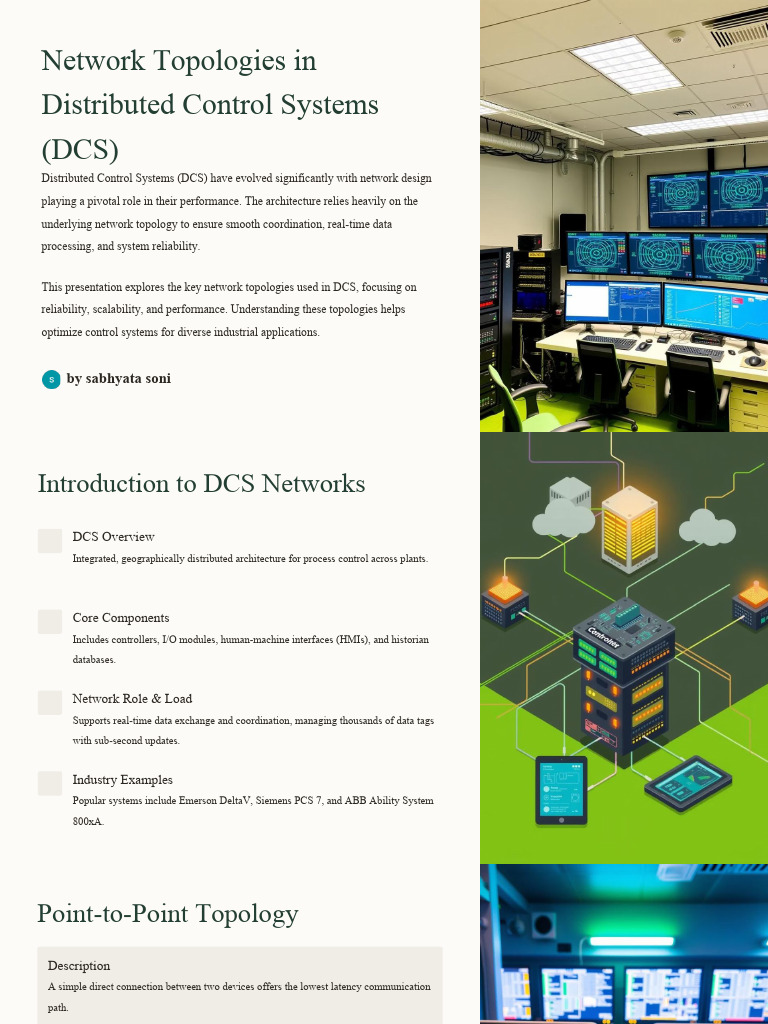 Key Network Topologies in DCS | PDF | Network Topology | Computer Network