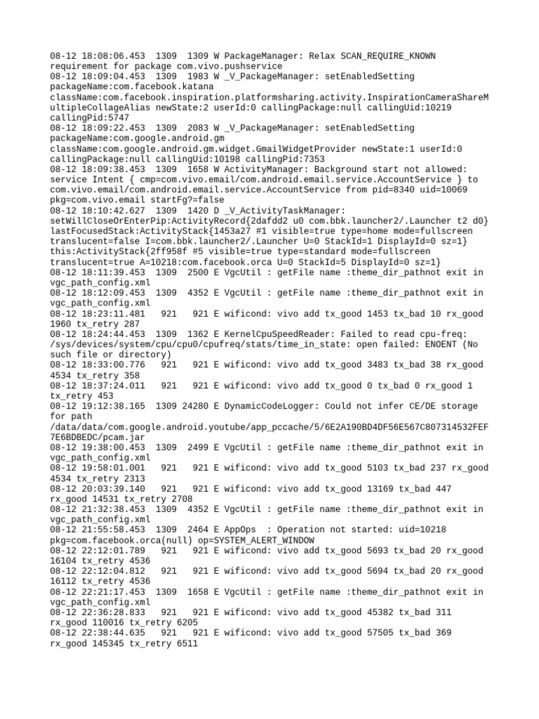 Log | PDF | Computer Science | Application Layer Protocols