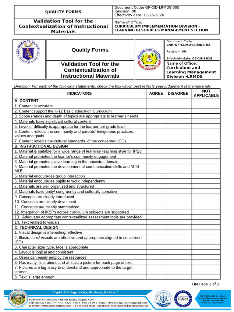 1 - QF-CID-LRMDS-005 CAR-QF-2-Validation-Tool-for-the-Contextualization ...