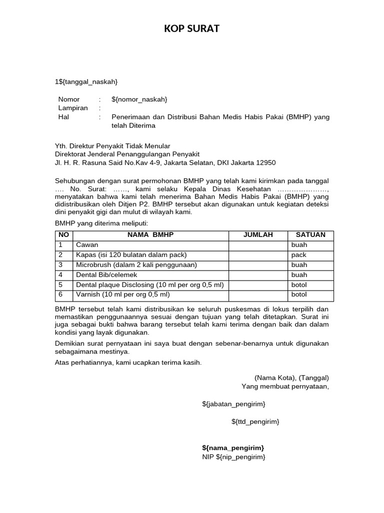 Penerimaan BMHP untuk Deteksi Penyakit | PDF