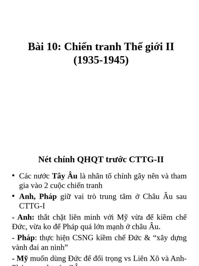 Bài 10-CTTG II | PDF