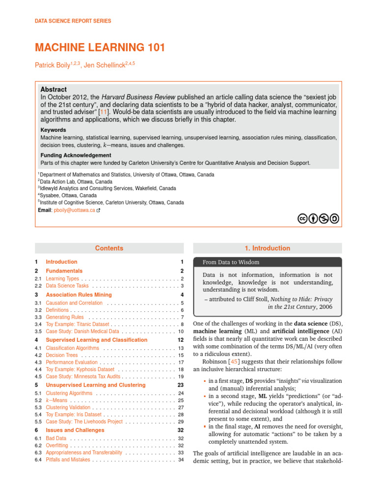 Machine Learning Basics Overview | PDF | Machine Learning | Data Science