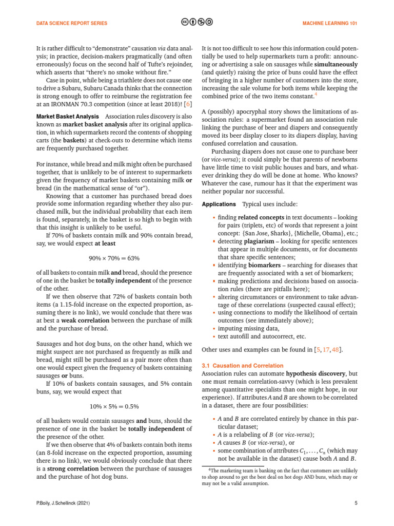Report Machine Learning 101 1 5 | PDF | Supermarket