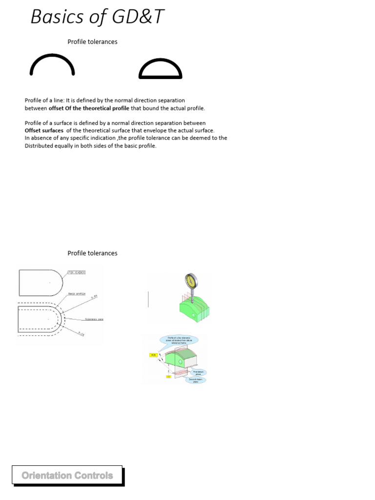 Understanding GD&T Profile and Location Controls | PDF | Euclidean ...