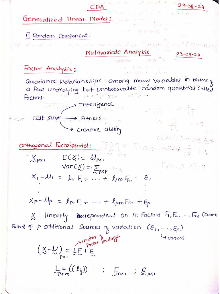 Multivariate Post Midsem | PDF