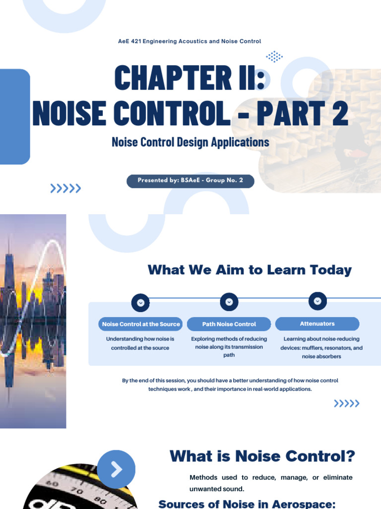 Noise Control Techniques in Aerospace | PDF | Sound | Acoustics