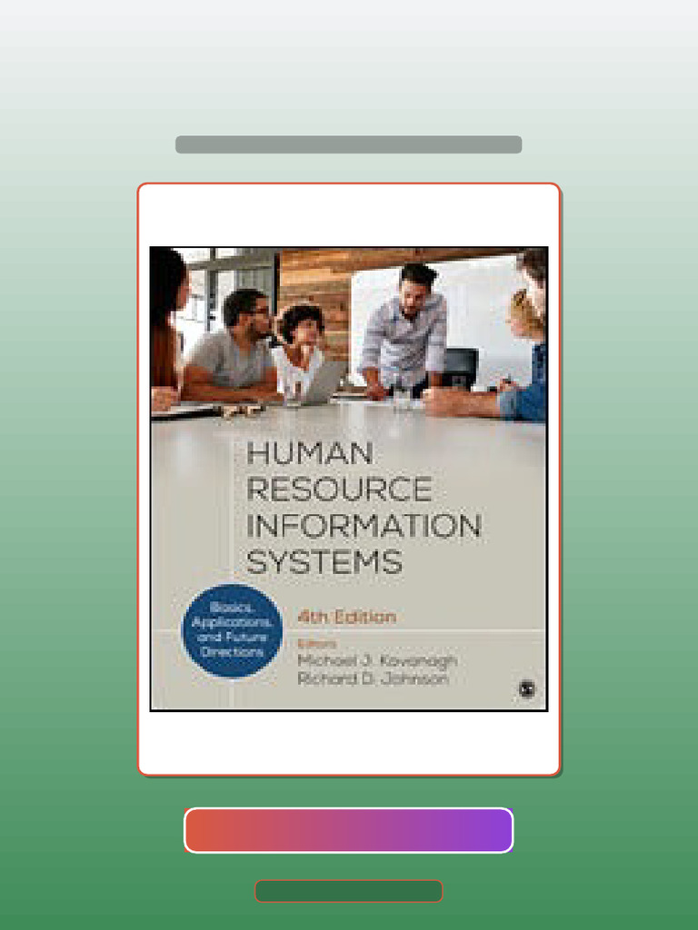 Human Resource Information Systems Basics Applications and Future ...