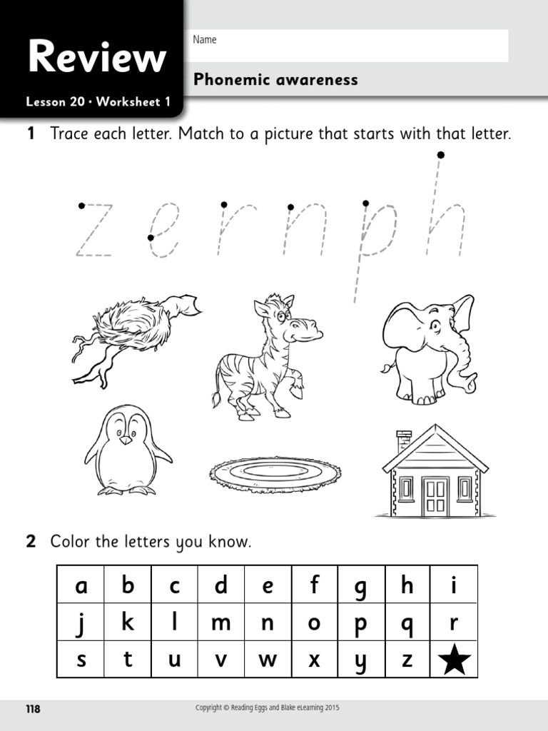 Lesson 20: Phonemic Awareness Activities | PDF | Reading (Process ...