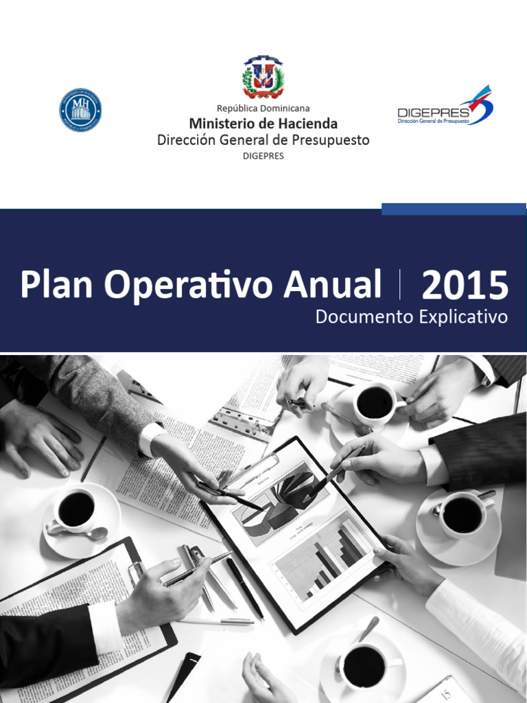 DIGEPRES POA 2015 Doc Explicativo Final | PDF | Presupuesto | Planificación