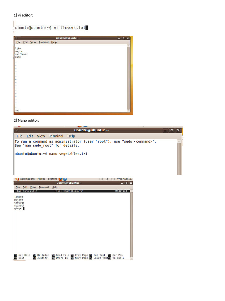 LINUX Practical No.9 | PDF
