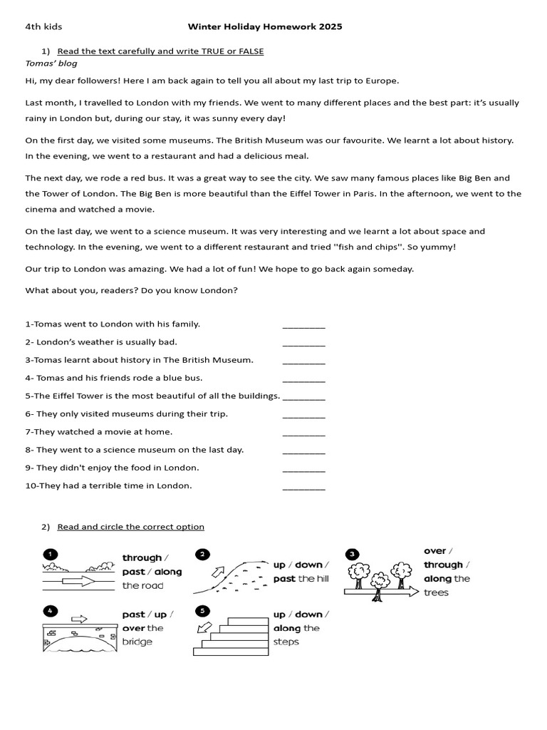 Kids' Winter Holiday Homework 2025 | PDF | Chess Openings | Chess