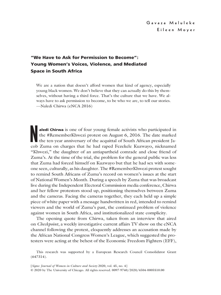 Decolonizing Feminism in South Africa | PDF | Feminism | Gender Studies