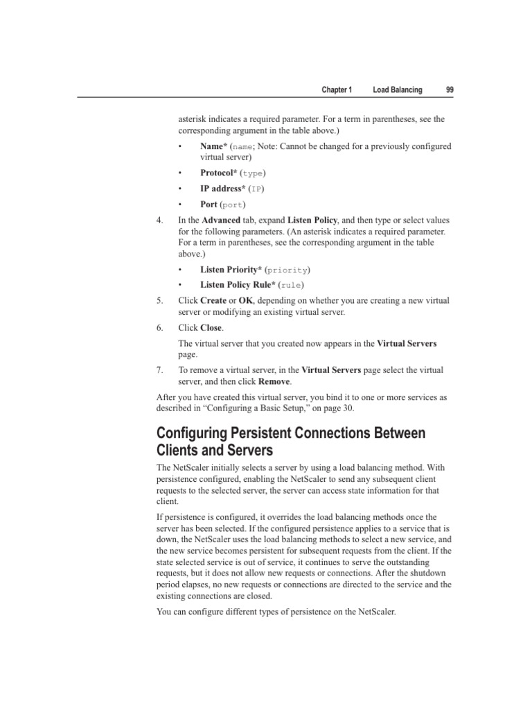 Configuring Load Balancer Persistence Types | PDF | Http Cookie ...