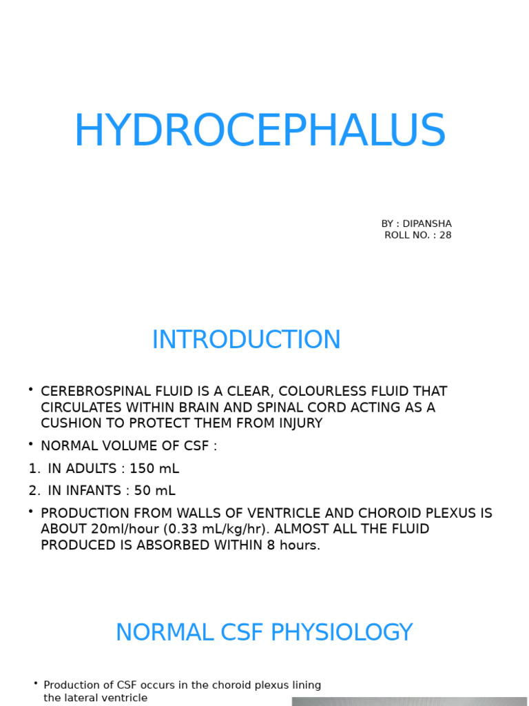 Hydro Cep Hal Us | PDF | Cerebrospinal Fluid | Neurology