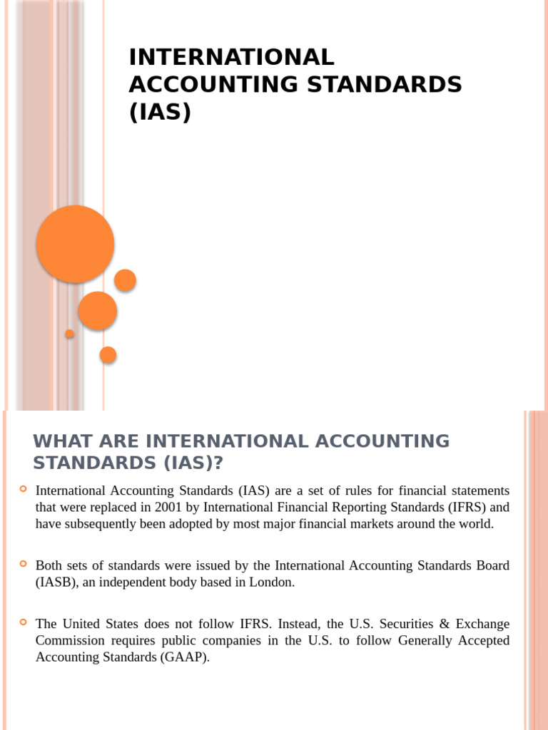 International Accounting Standards | PDF | International Financial ...