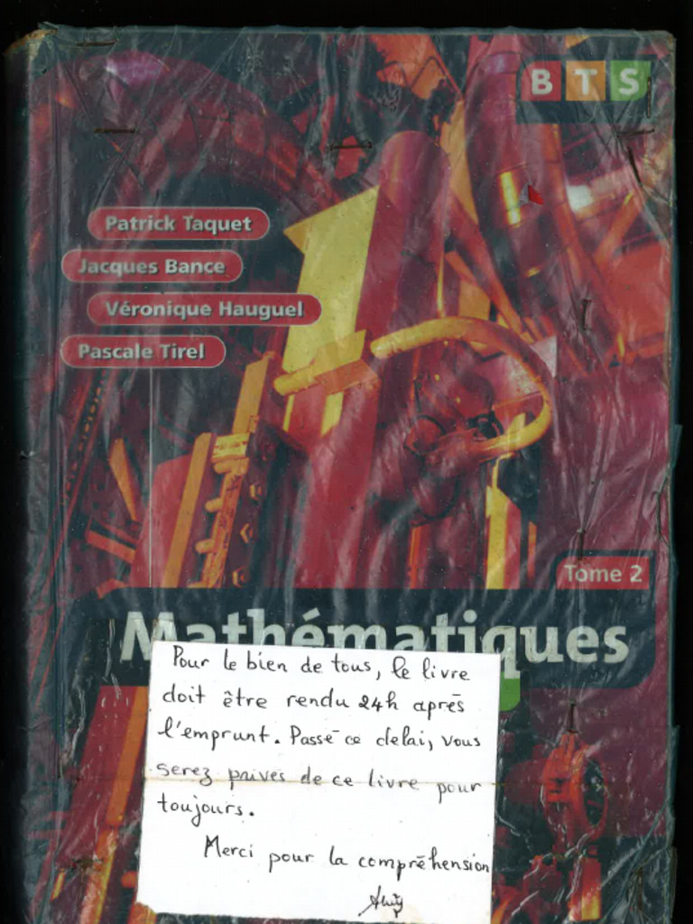 Maths Industriel TOM 2 | PDF