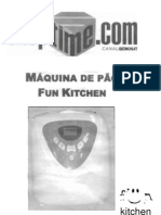 Manual Máquina de Pão Fun Kitchen