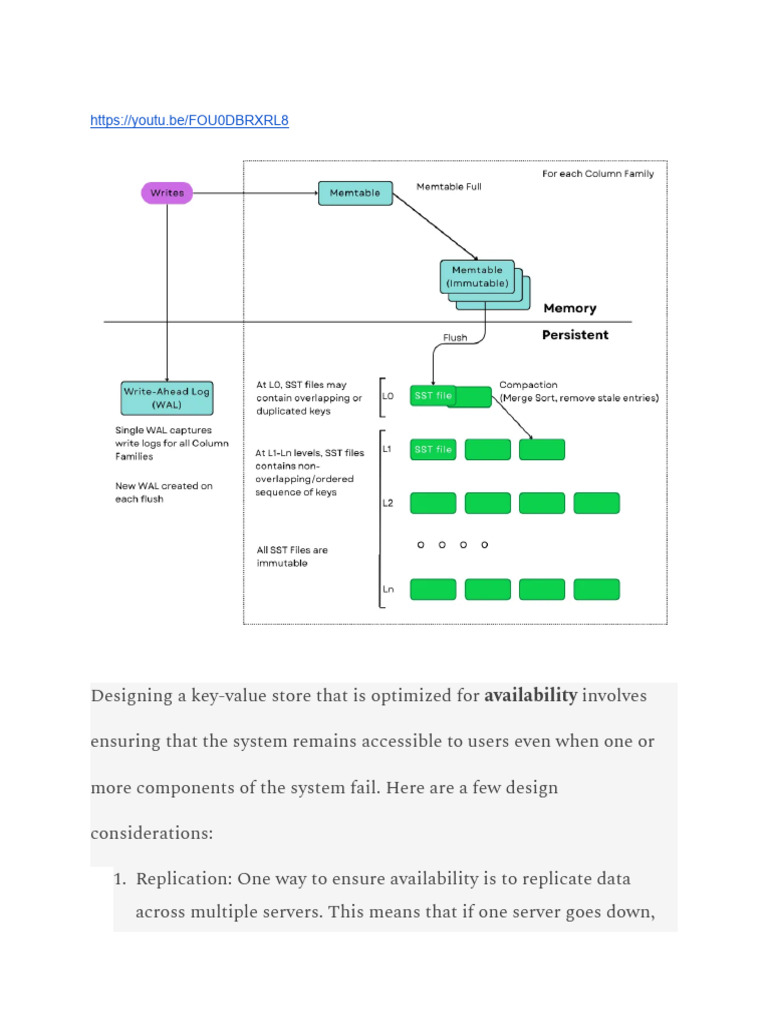 Key-Value Store Design for Availability | PDF | Replication (Computing ...