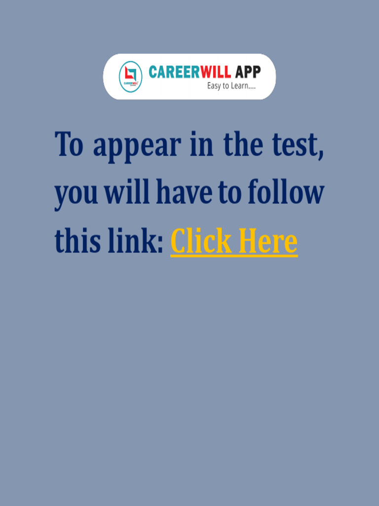 Test Link | PDF