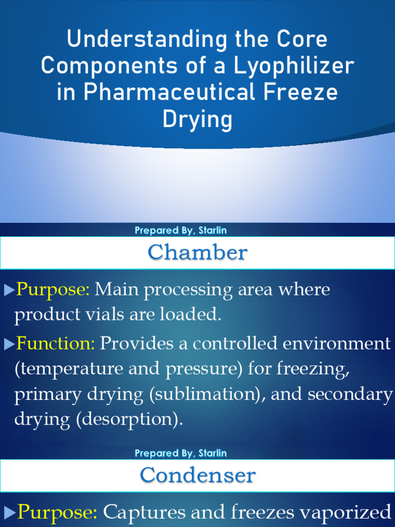 Understanding Components of A Lyophilizer in Freezd Drying | PDF ...