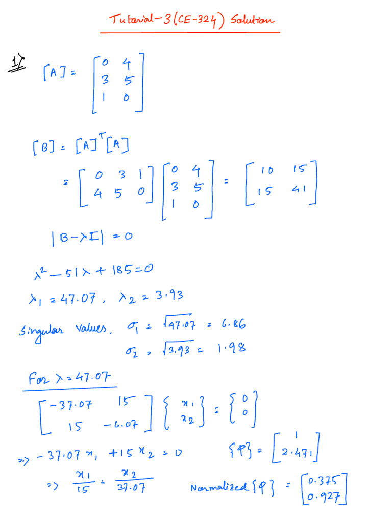 Tutorial 3 Solution | PDF
