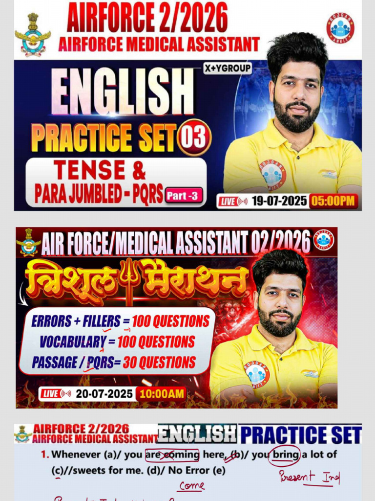 03 Practice Set (19 Jul) | PDF