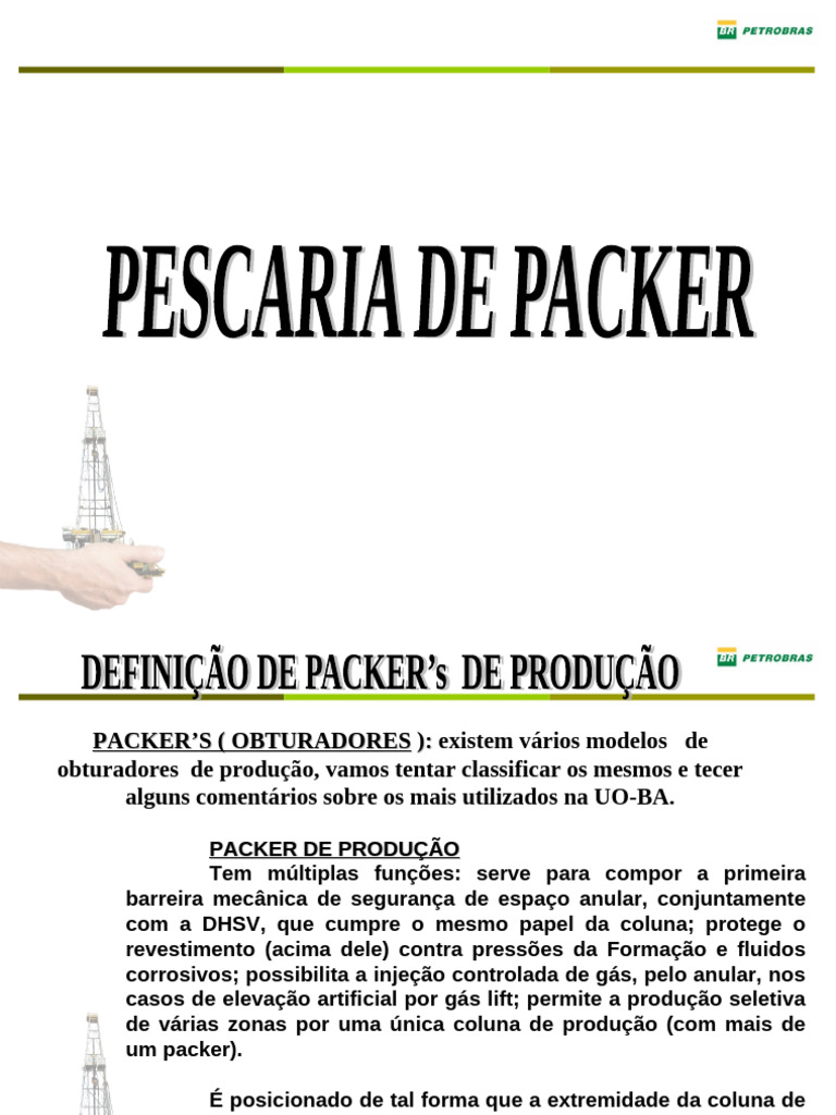 Funções e Classificações do Packer de Produção | PDF | Poço de petróleo ...