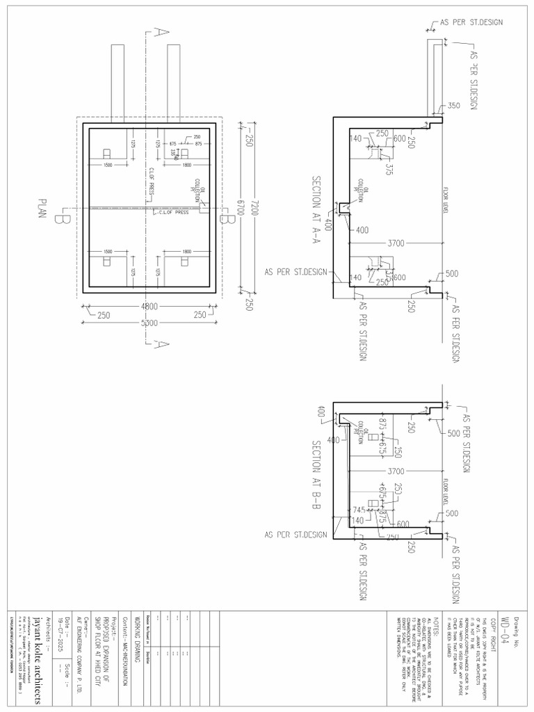 WD 04 Machine Foundation | PDF