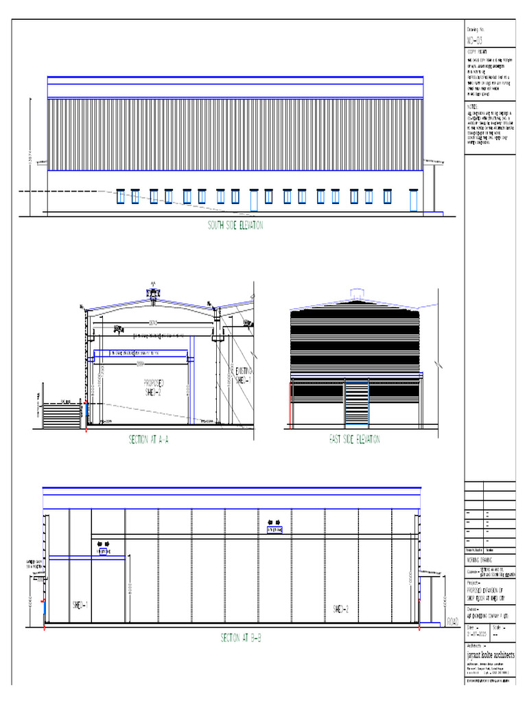 WD 03 Sections Aa and BB, Elevations-Model | PDF