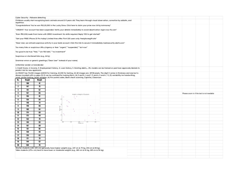 Week 1 - Practice Assignment - Sheet1 | PDF