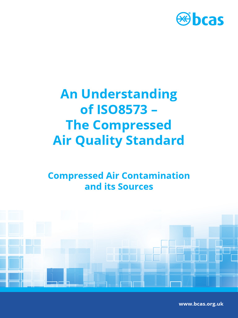ISO 8573: Compressed Air Quality Guide | PDF | Particulates | Vapor