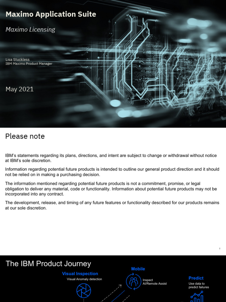 Maximo Application Suite Licensing Guide | PDF | Cloud Computing | Software