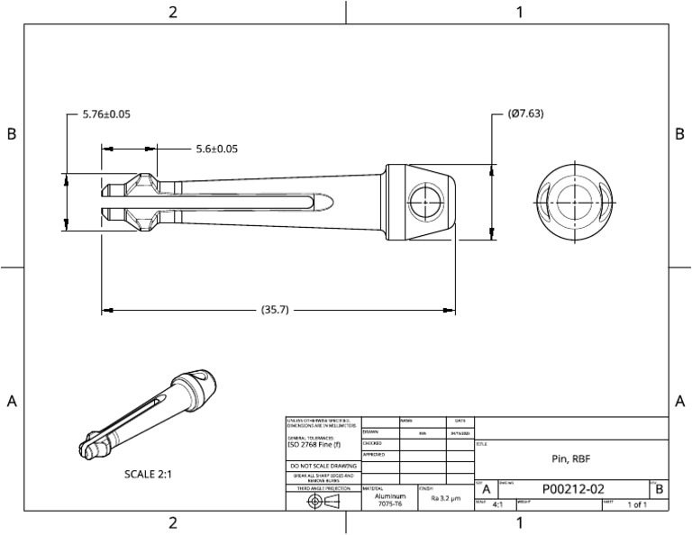 p00212-02 Rev B, Pin, RBF | PDF
