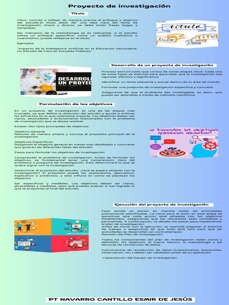 Guía Completa para Proyectos de Investigación | PDF | Datos | Caso de ...