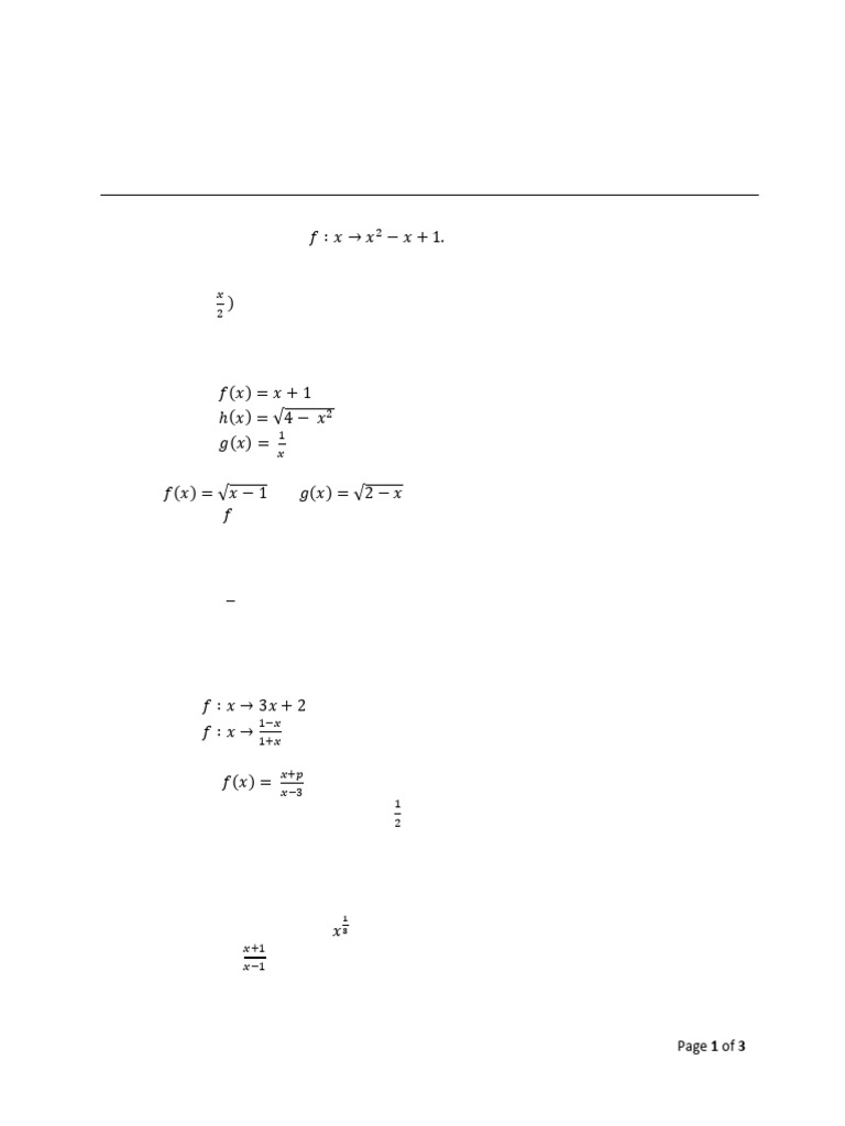 Functions Tutorial Sheet for BIT 1120 | PDF | Function (Mathematics ...