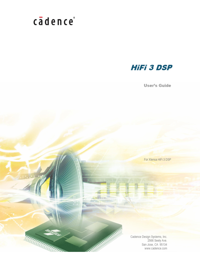 HiFi 3 DSP User Guide Overview | PDF | Digital Signal Processor | Cpu Cache