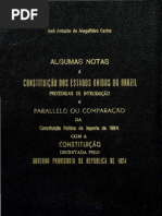 COMPARAÇÃO ENTRE A CONSTITUIÇÃO DO IMPERIO E A CONSTITUIÇÃO DA REPÚBLICA - MAGALHAES DE CASTRO