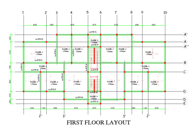 First Floor Layout Plan Details | PDF