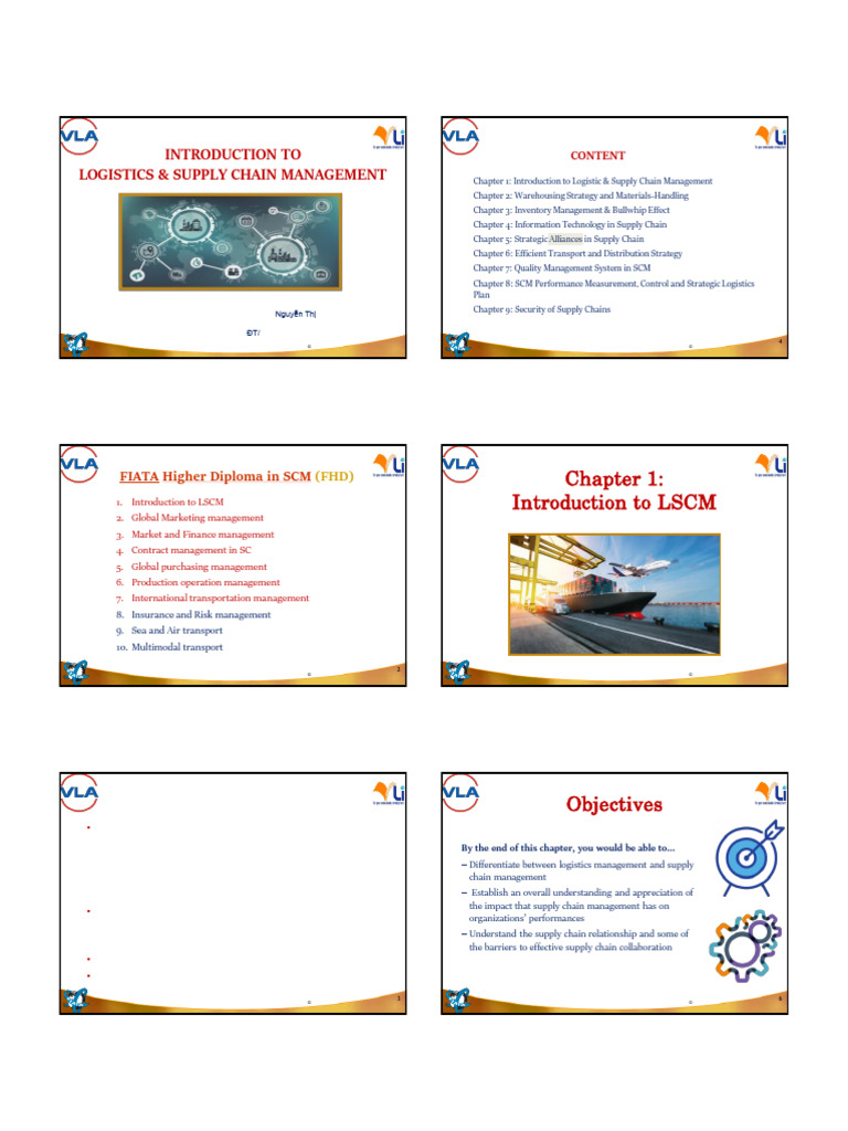 Overview of Logistics & SCM Functions | PDF | Logistics | Supply Chain ...