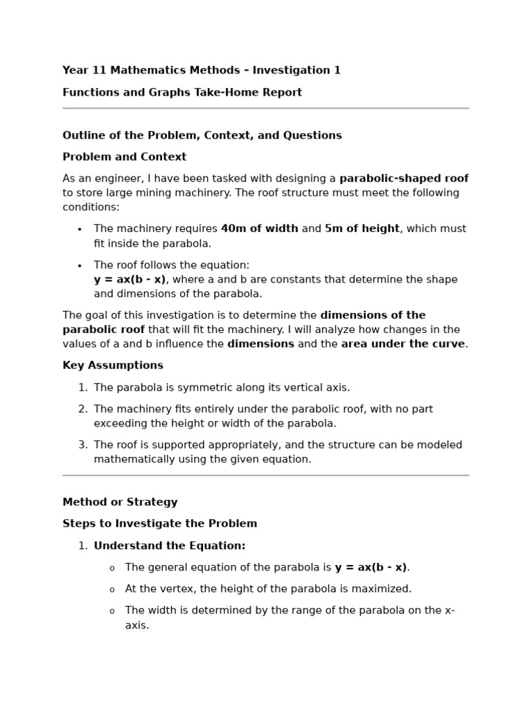 Year 11 Mathematics Methods | PDF | Applied Mathematics | Mathematical ...
