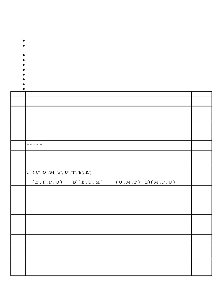 Class 12 Computer Science Sample Paper | PDF | Computer Network | Local ...