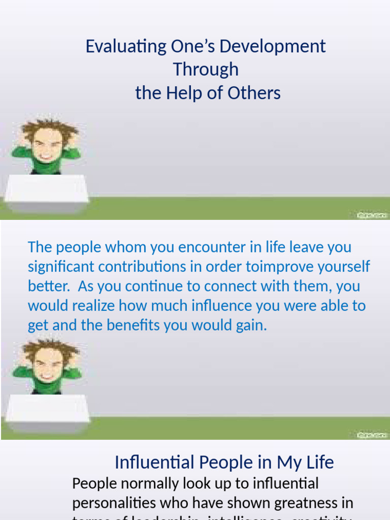 Influential People in Personal Growth | PDF | Socialization | Adolescence