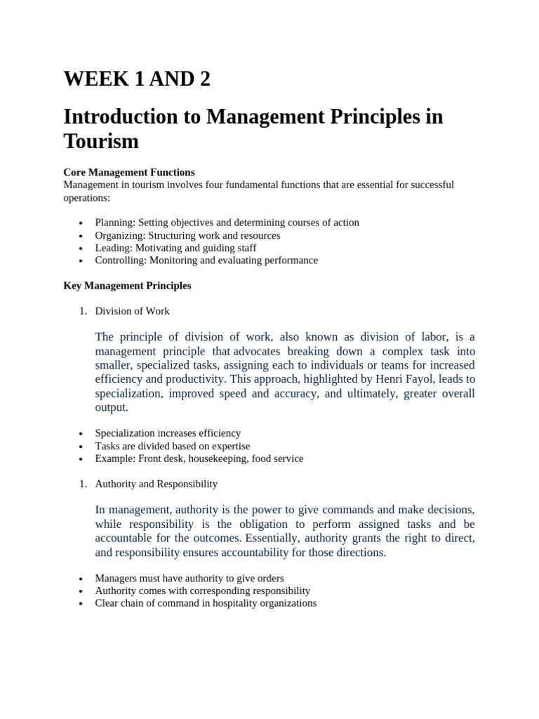 Decision-Making in Tourism Management | PDF | Organizational Structure ...
