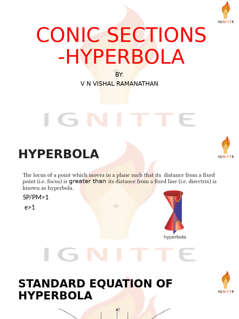 Conic Sections - Hyperbola | PDF