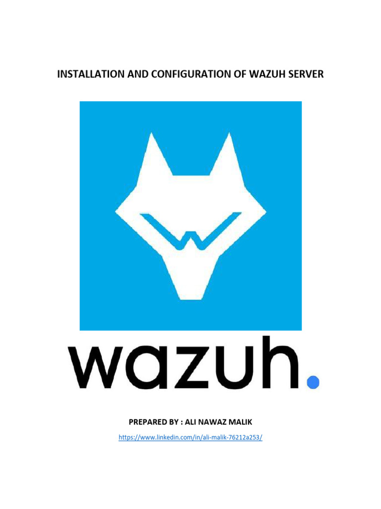 Wazuh Server Installation on Ubuntu 22.04 | PDF | Virtual Machine | Sudo