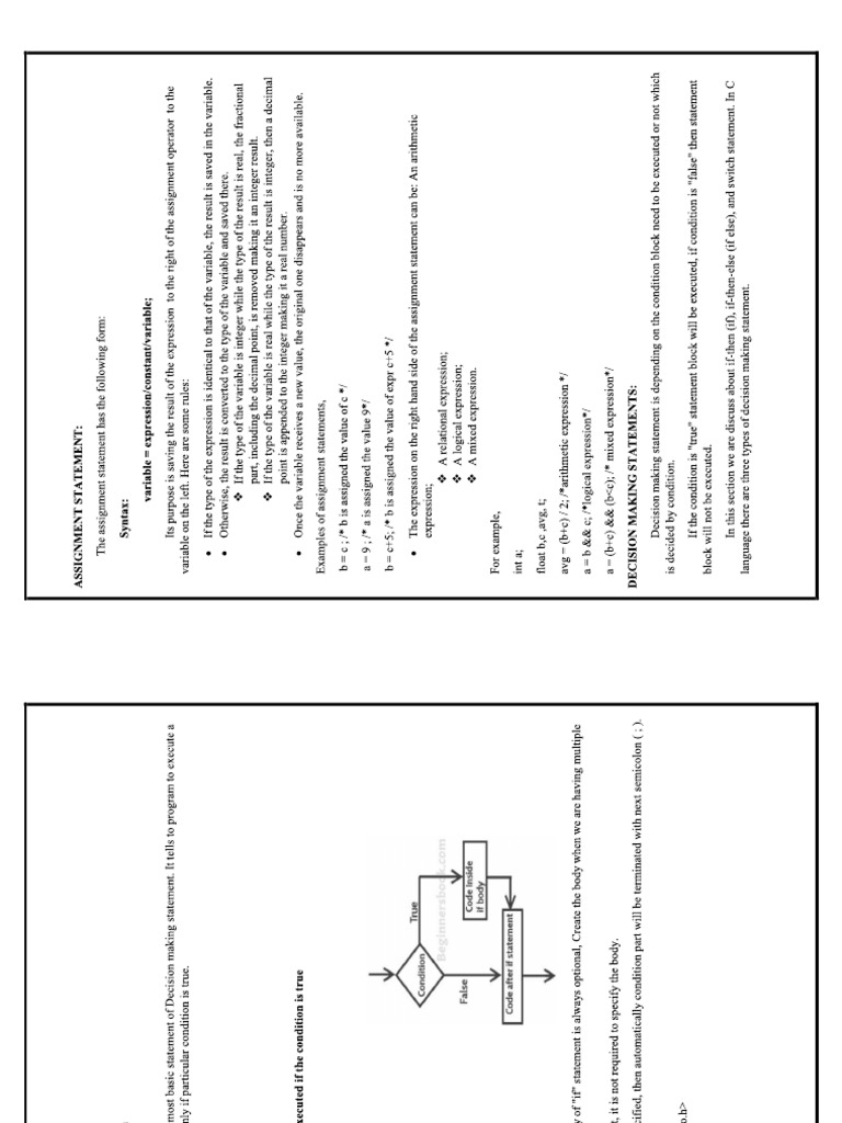 Looping &conditional | PDF