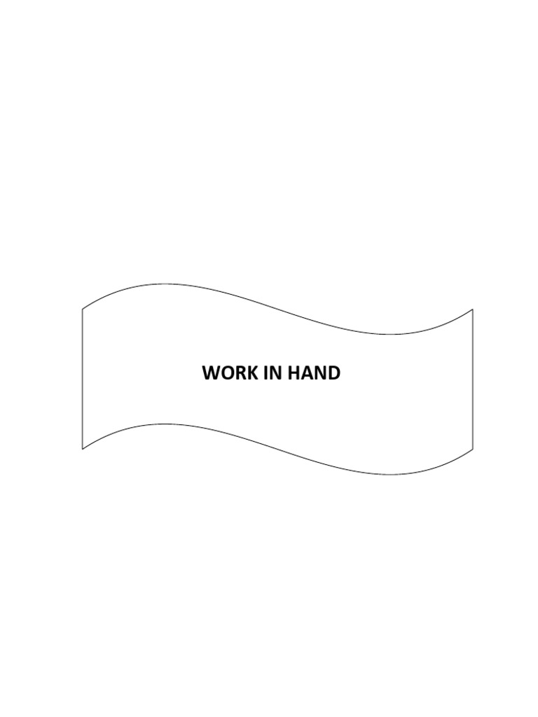 Work in Hand | PDF