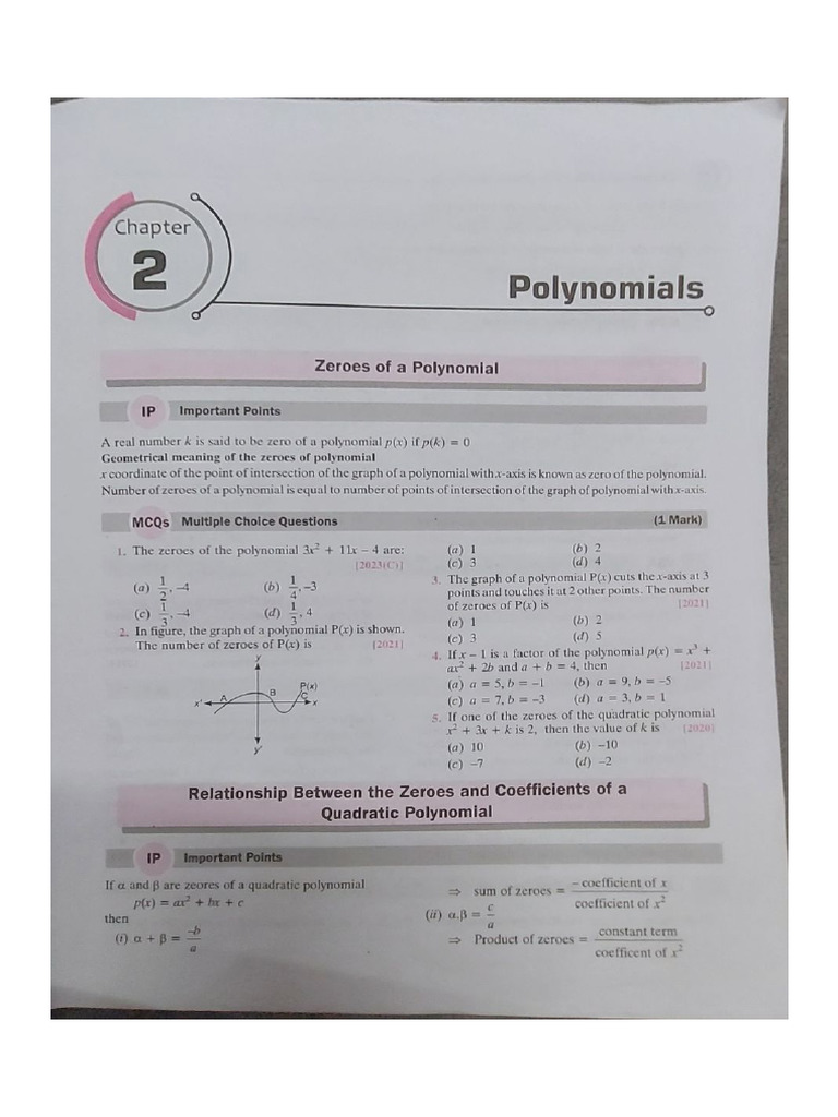 DPP #2 Polynomial - 250326 - 203909 | PDF