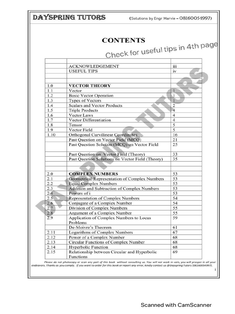 Mth202 Course Content & DT Past Question | PDF